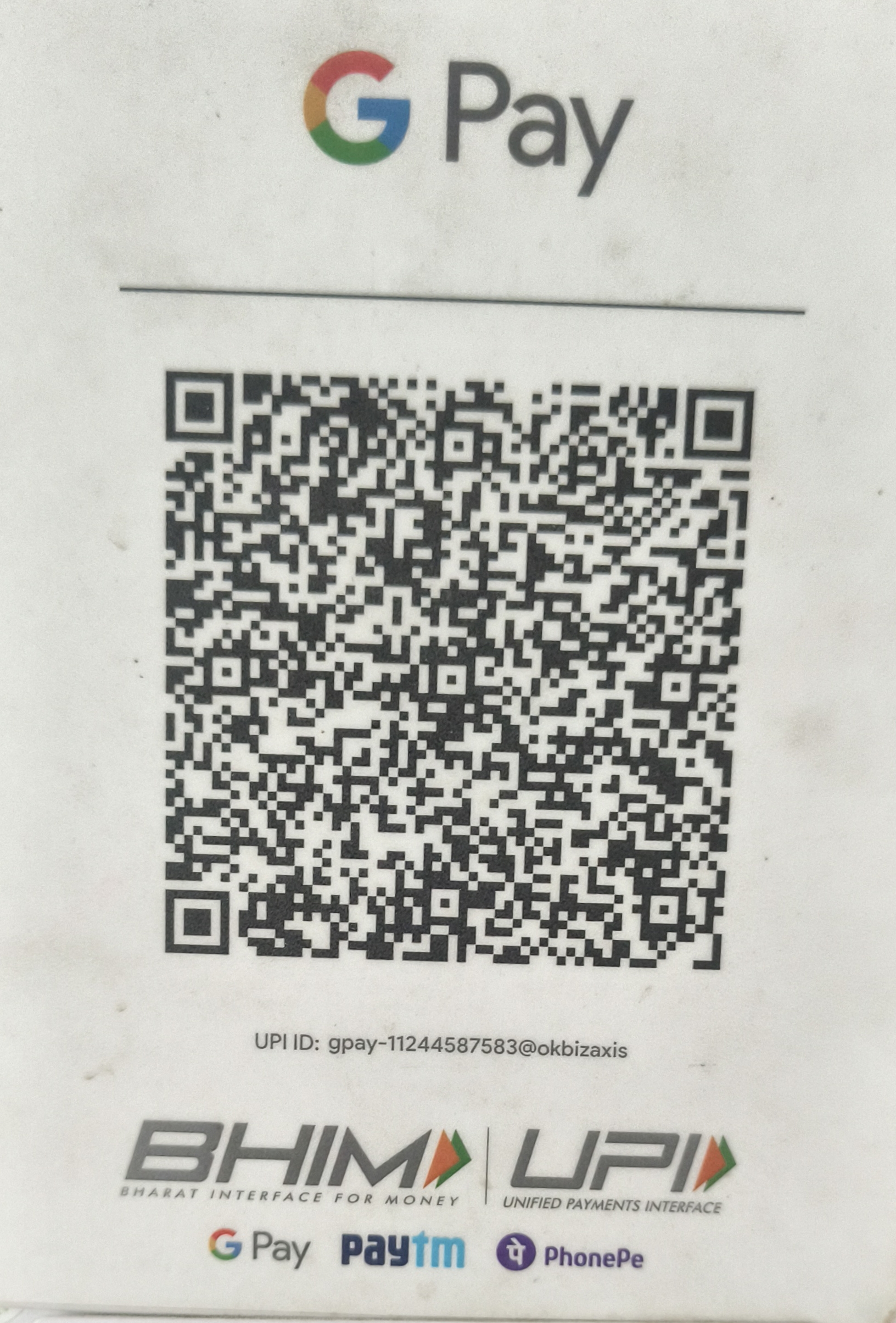 UPI QR Code