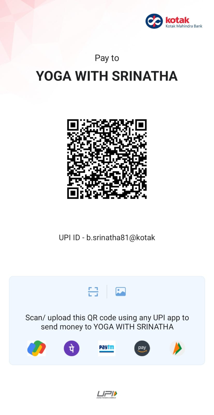 UPI QR Code