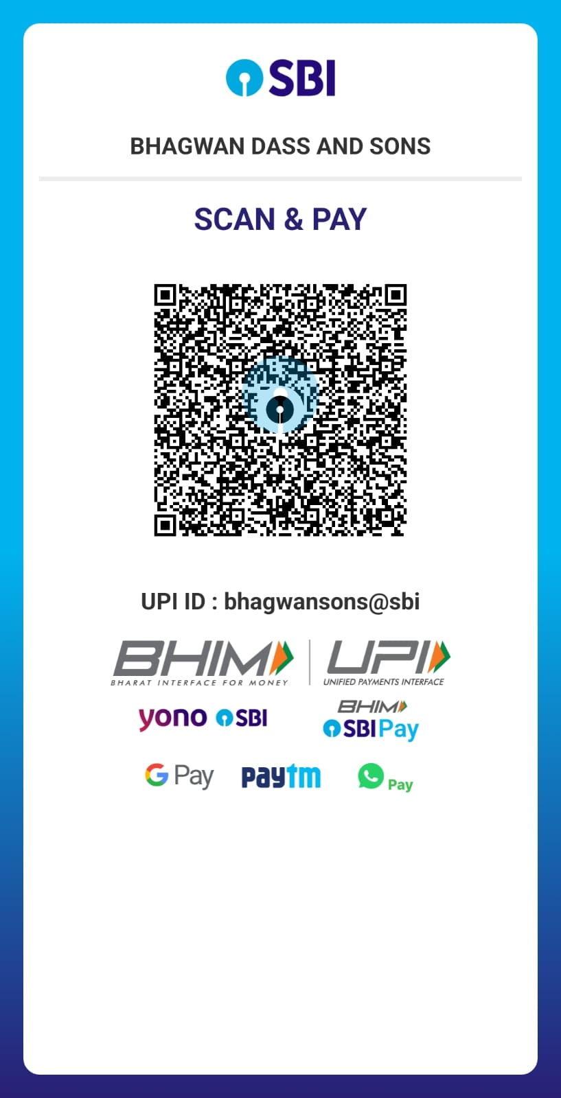 UPI QR Code
