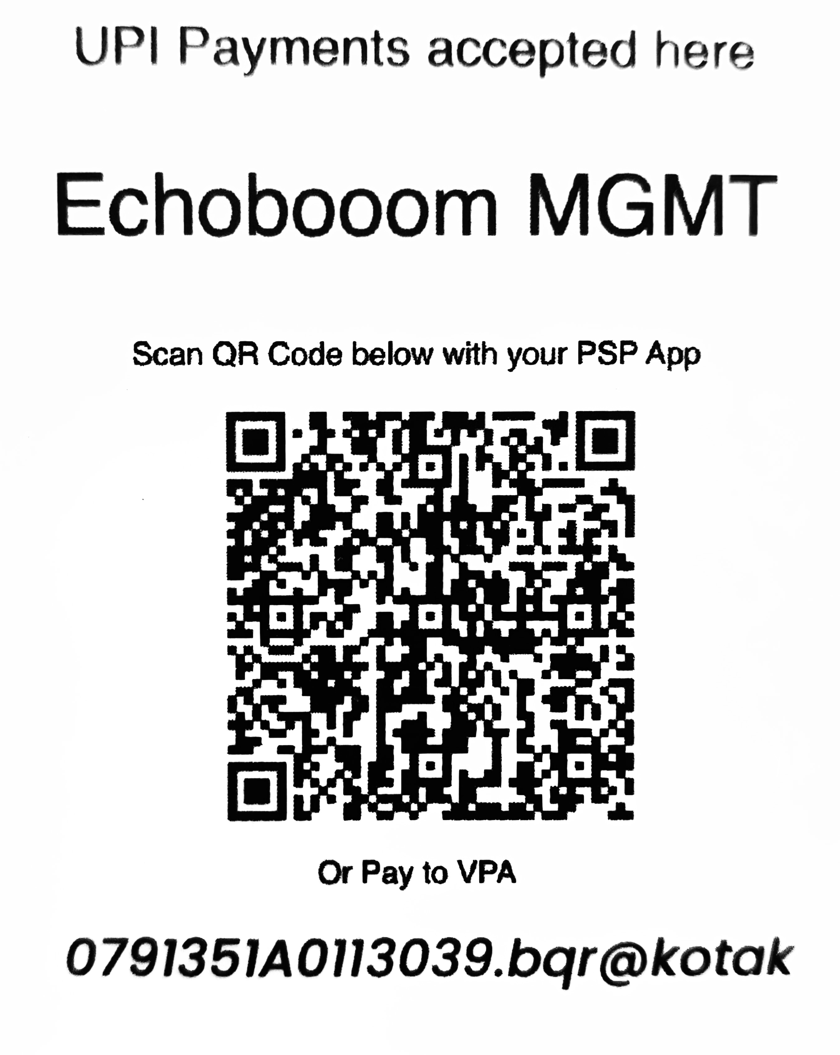 UPI QR Code