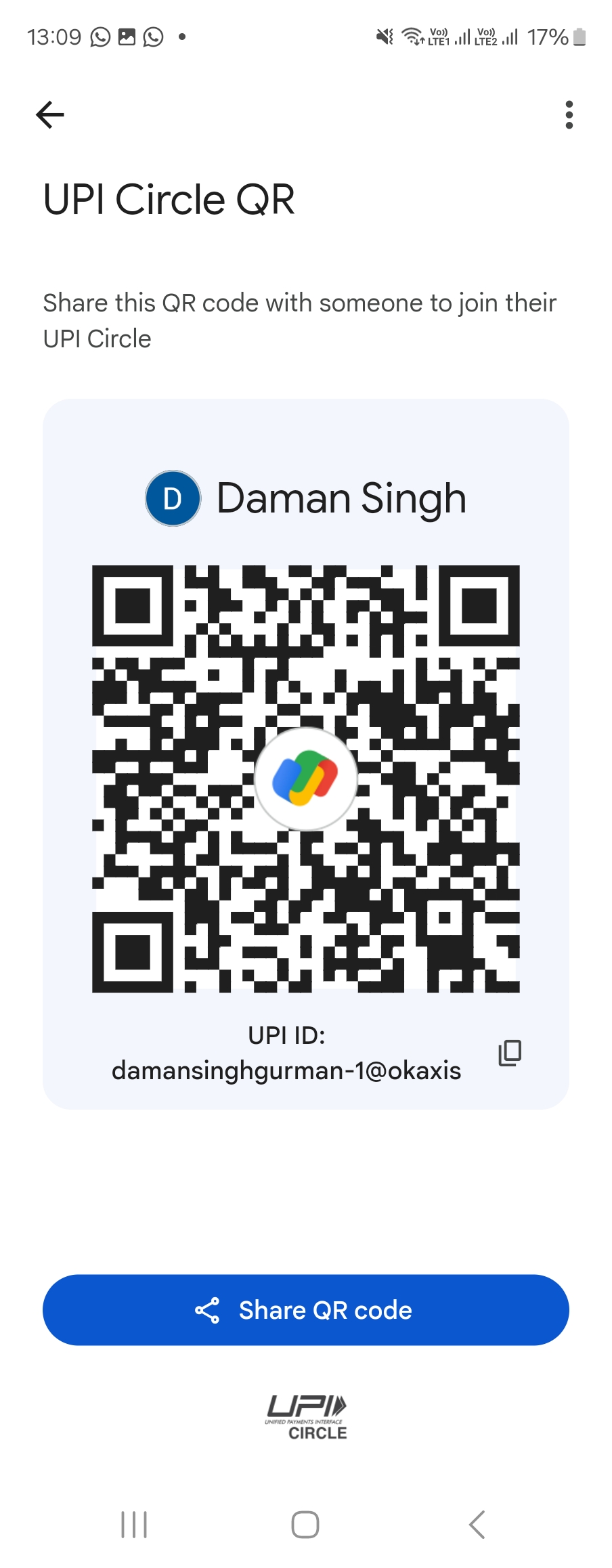 UPI QR Code
