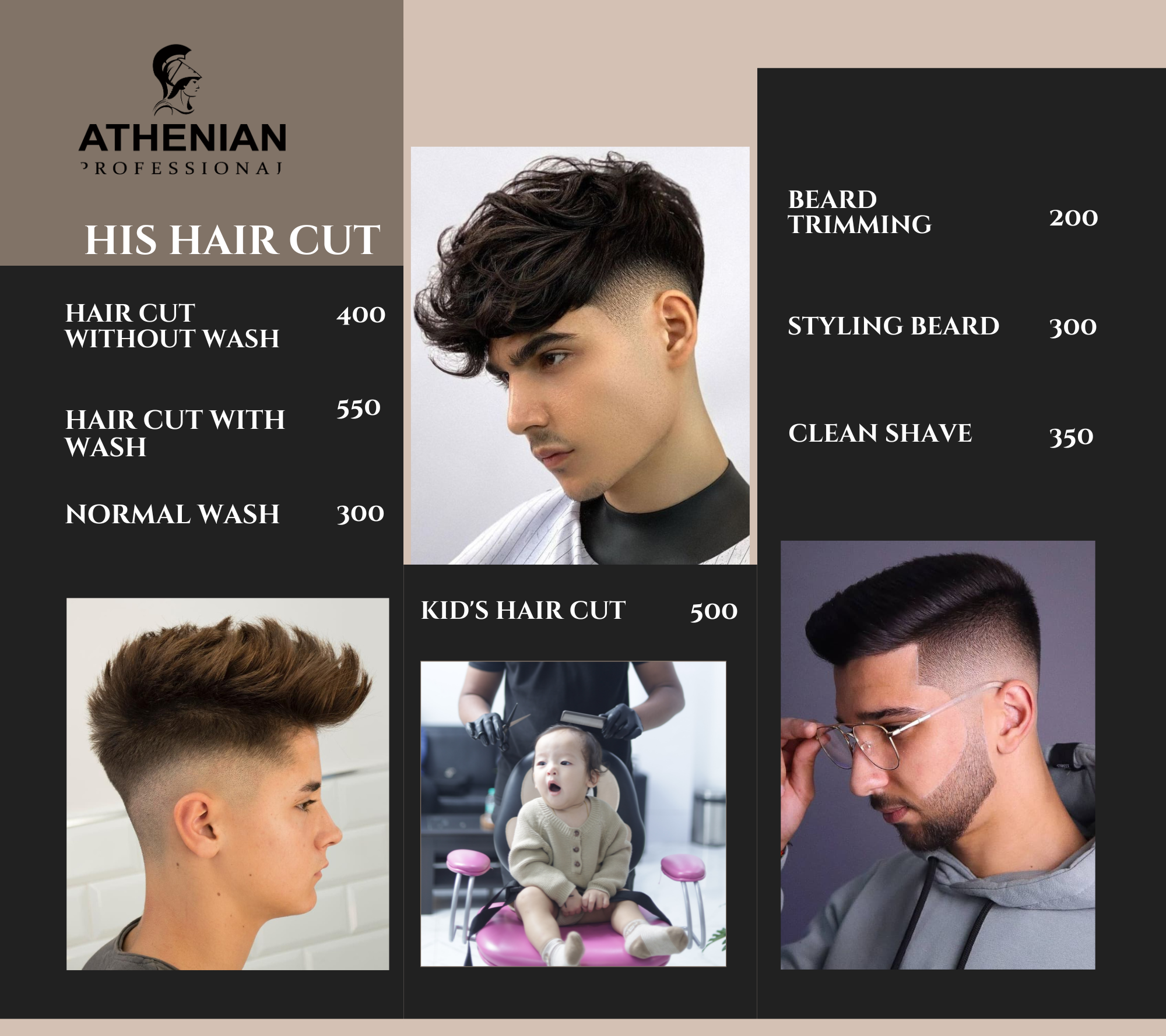 Male hair cut