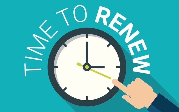 Licence renewal