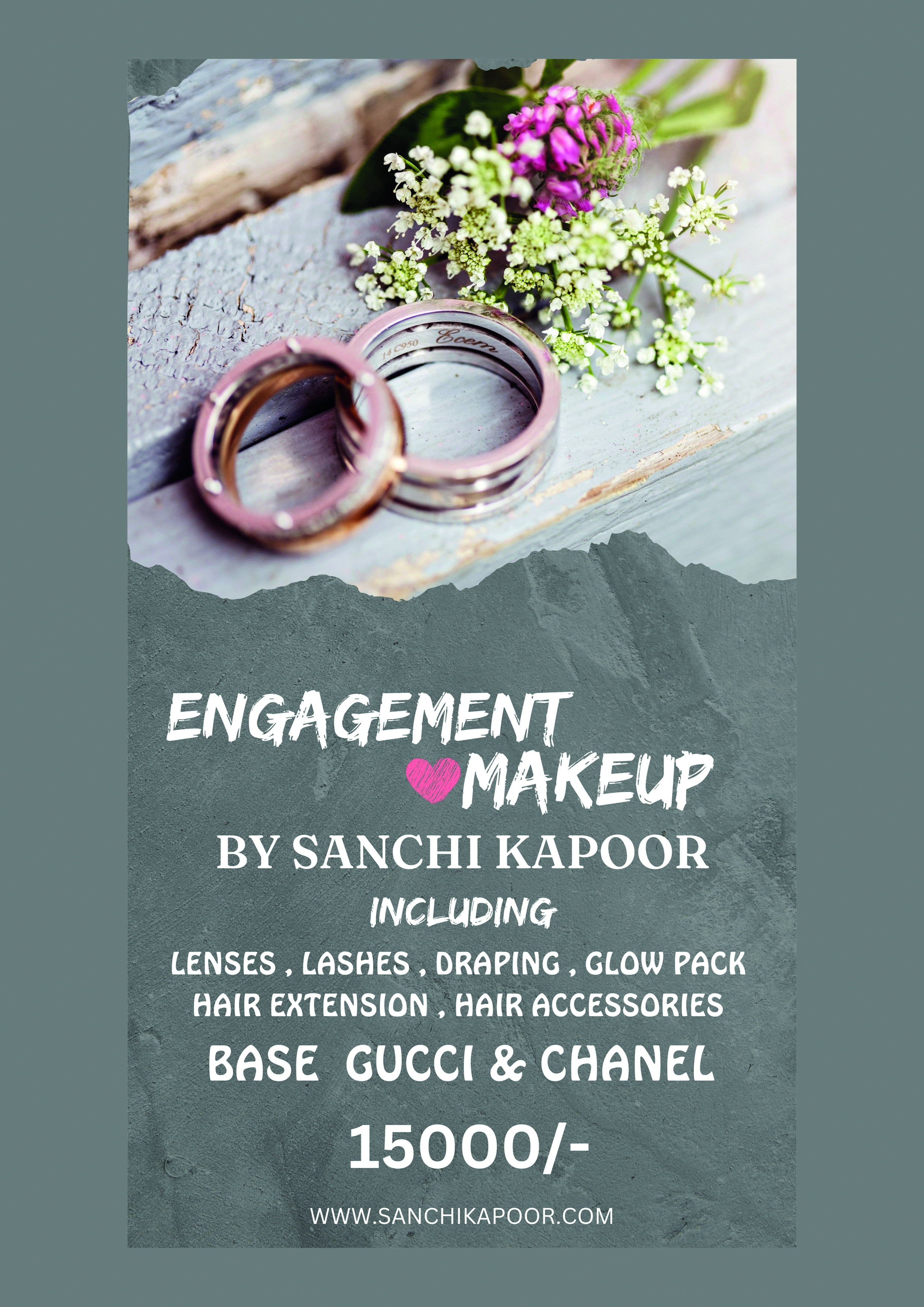 Engagement makeup BY SANCHI KAPOOR