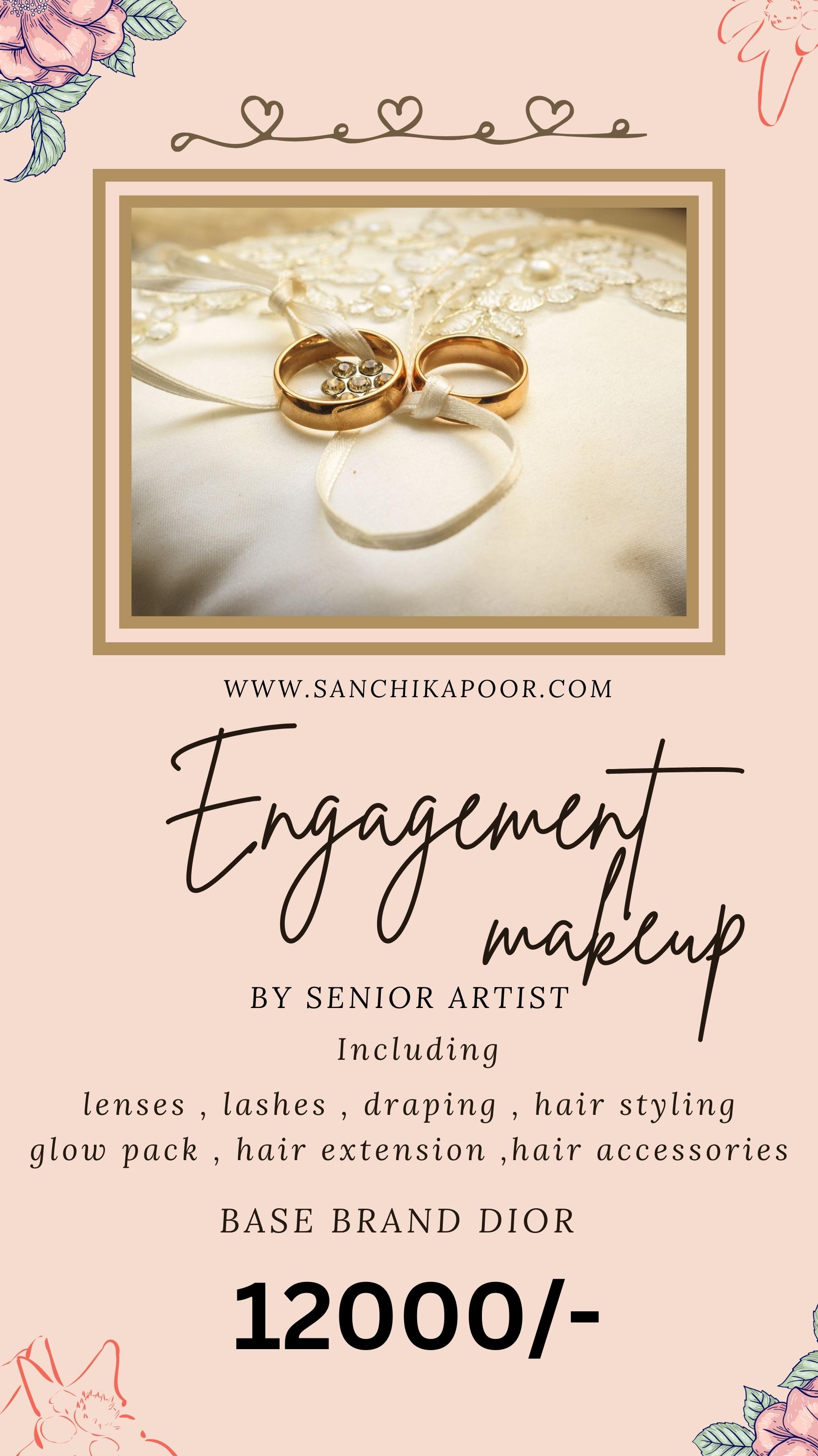 ENGAGEMENT MAKEUP BY SR ARTIST