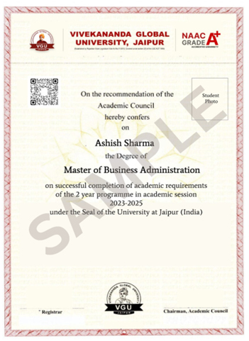 Admission Vivekanand Global University