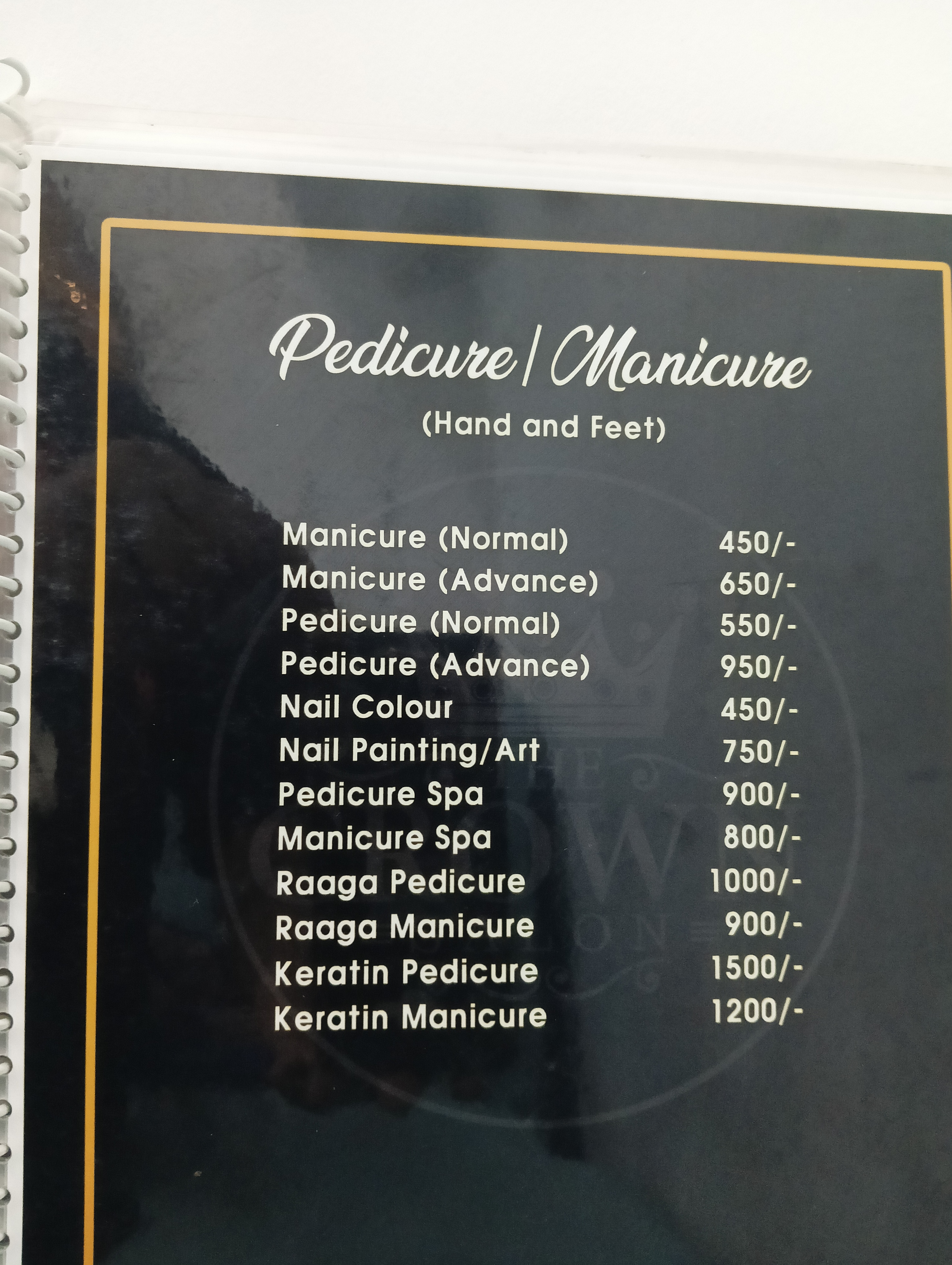 Pedicure and manicure