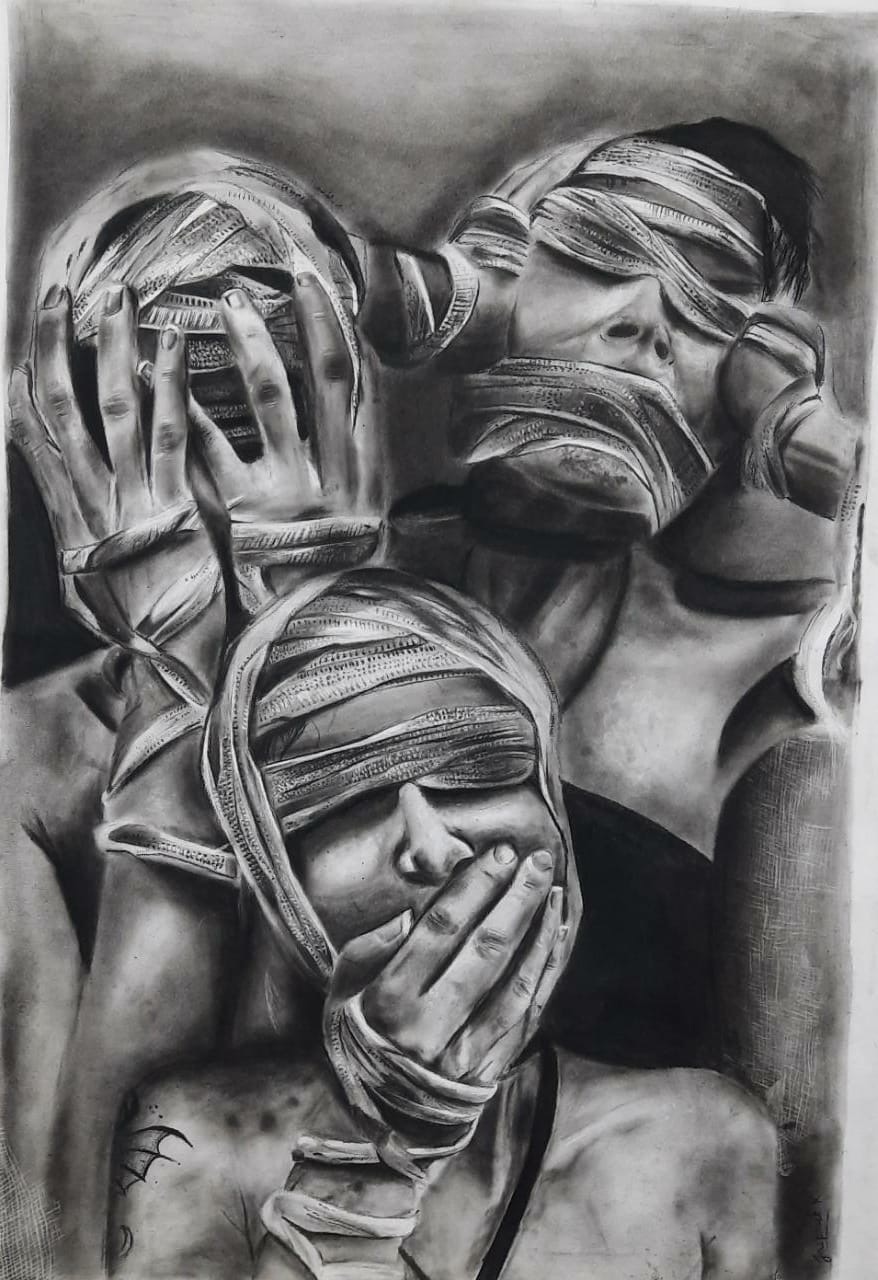 Charcoal Painting
