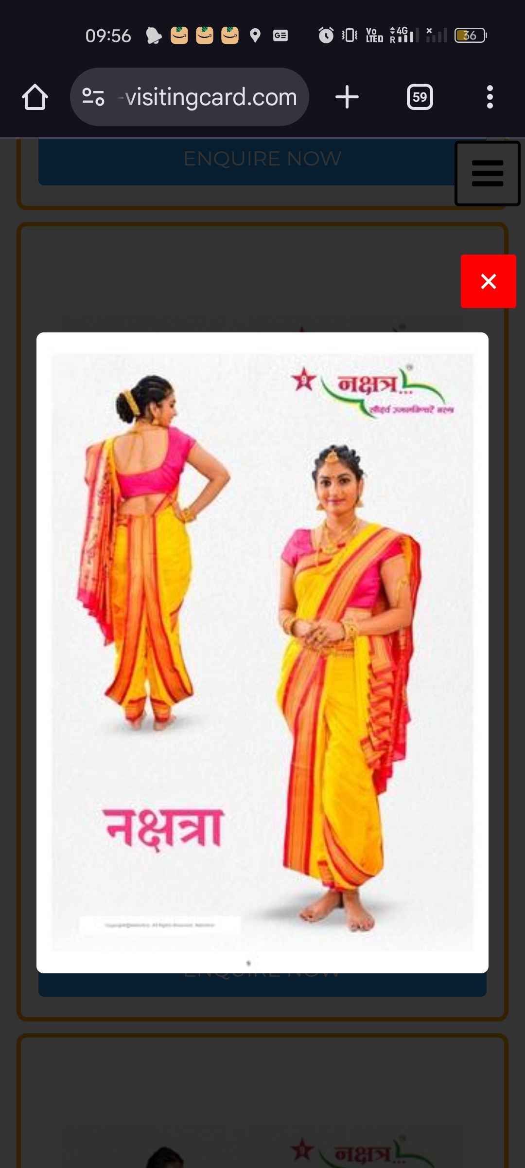 Nakshatra saree