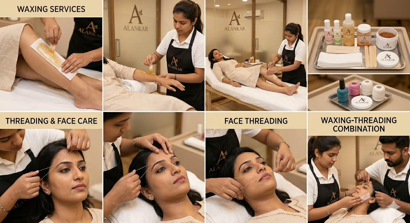 Face Threading & Waxing / Oil Massage/ Hair Spa/ Scalp Treatment/ Hair Texture & Anti frizz