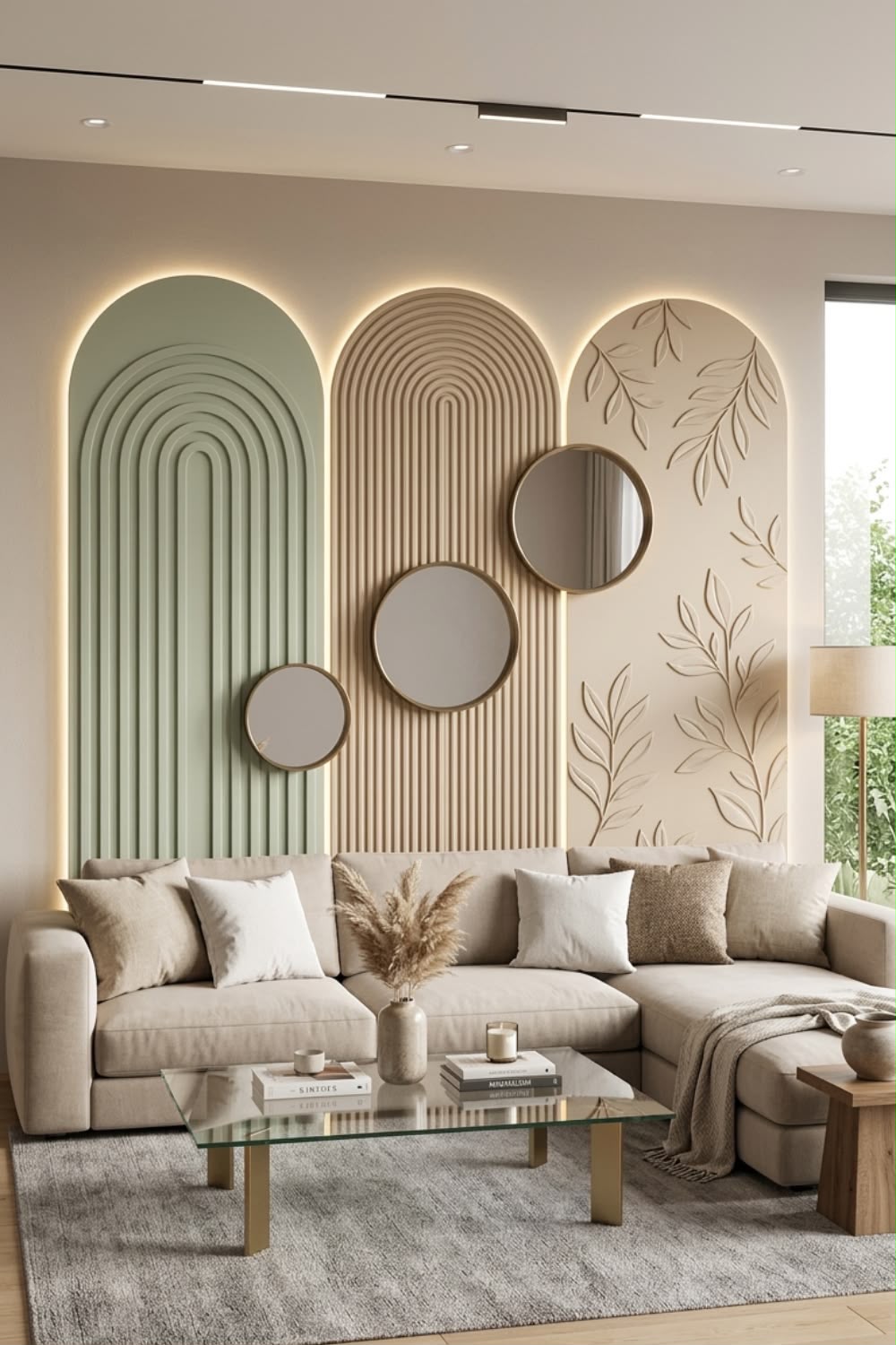 Sofa back side design