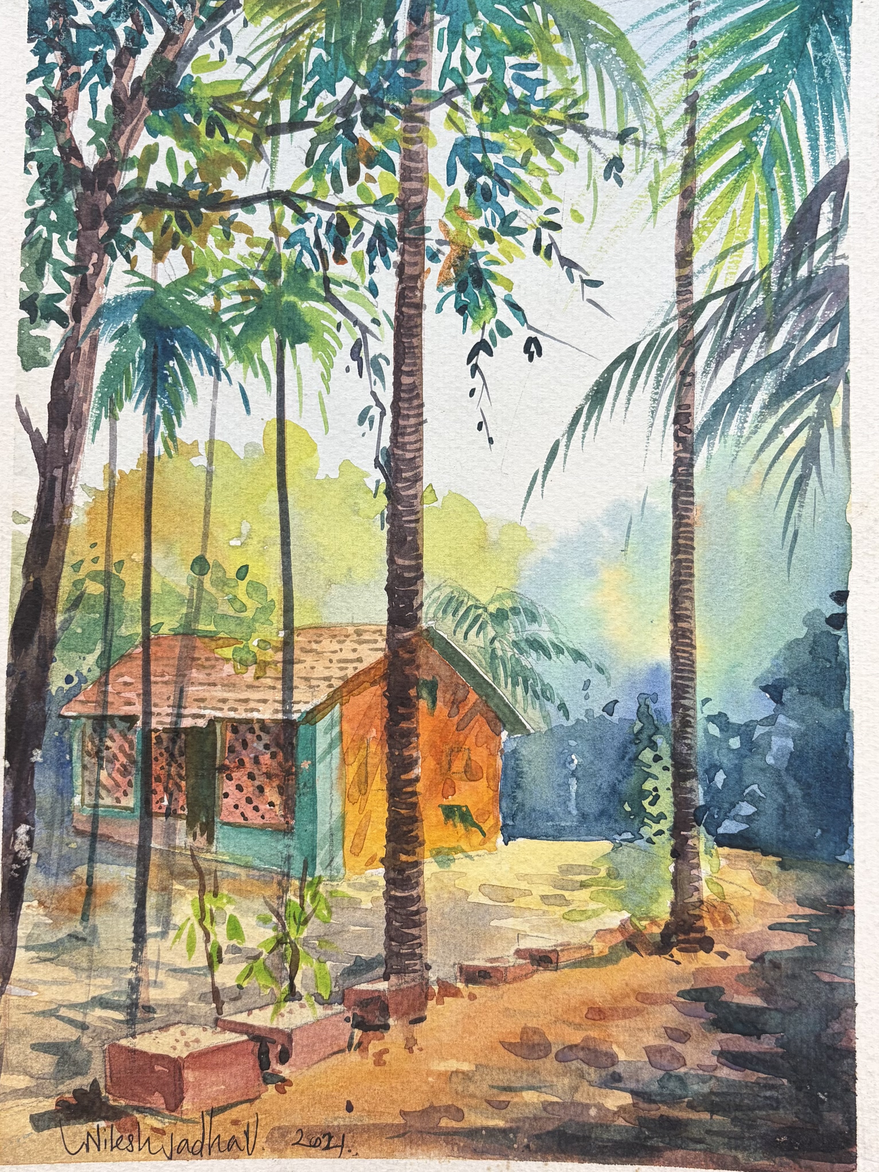 Watercolour painting