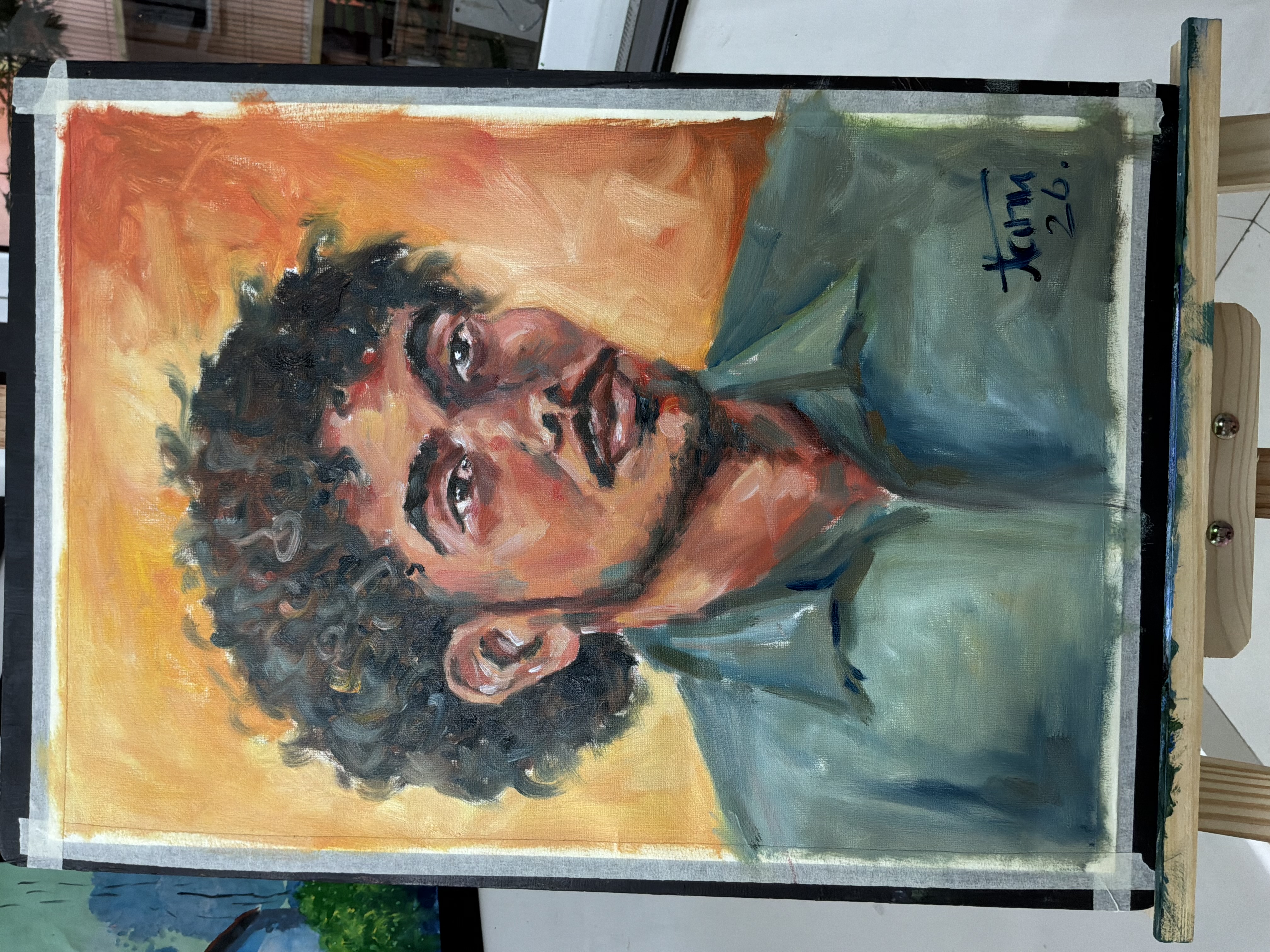 Canvas painting