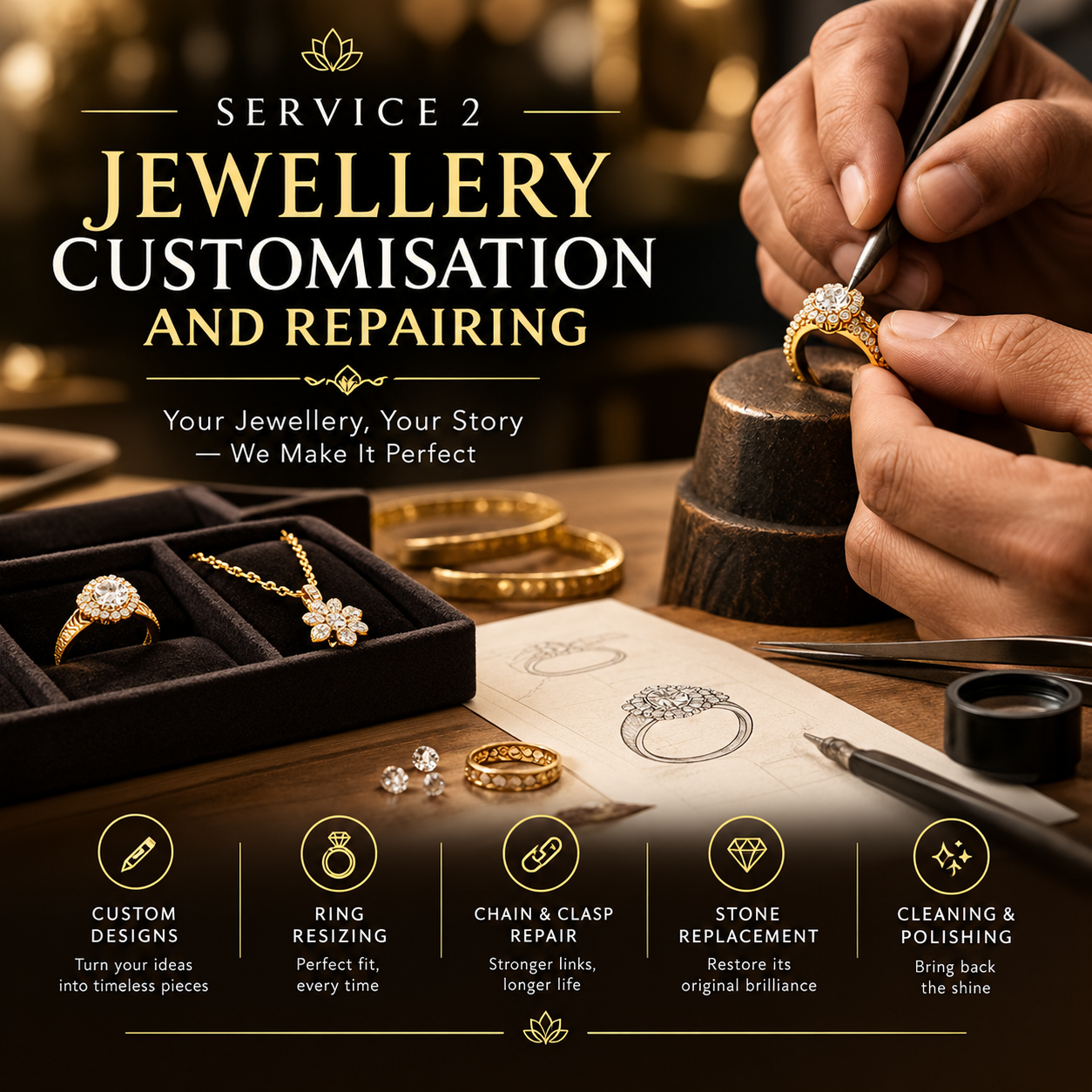 Jewellery Customisation & Repairing